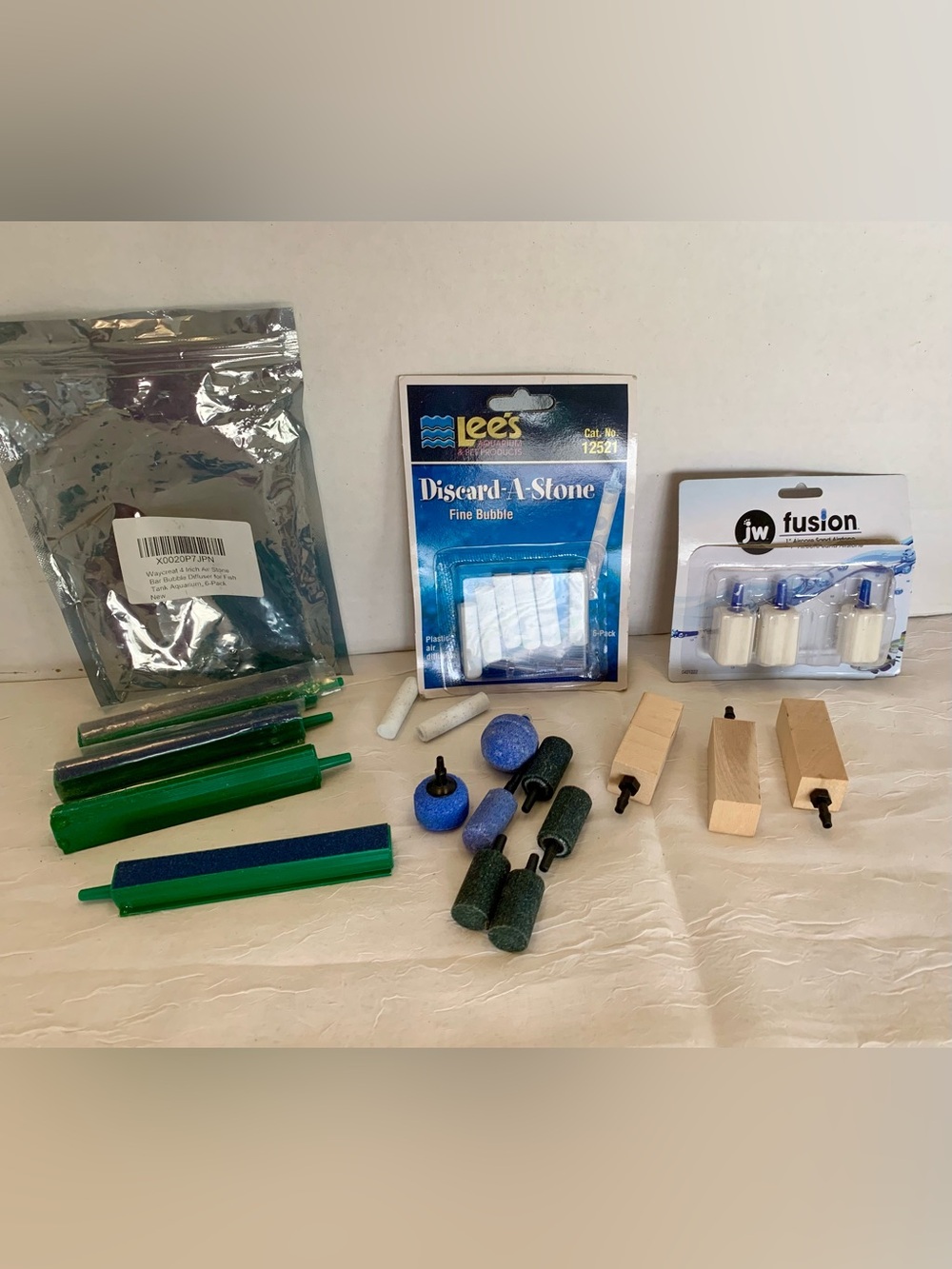 Air stone and wood filters for aquariums  all included.